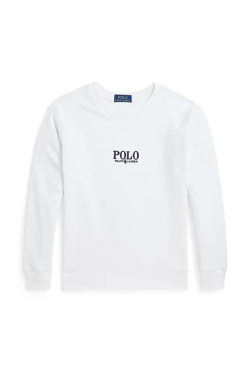 Детская хлопковая толстовка Polo Ralph Lauren, белый 
Детская хлопковая толстовка Polo Ralph Lauren, белый