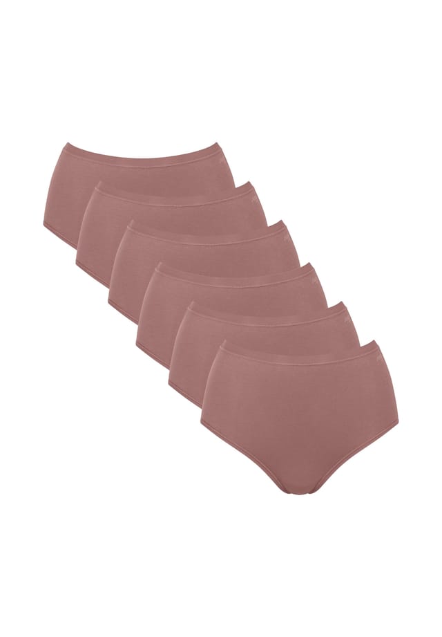 Трусы с высокой талией упаковка из 6 шт. - повседневные хлопковые трусы с высокой талией 6 шт. эластичный хлопок Sloggi, коричневый
Трусы с высокой талией упаковка из 6 шт. - повседневные хлопковые трусы с высокой талией 6 шт. эластичный хлопок Sloggi, коричневый