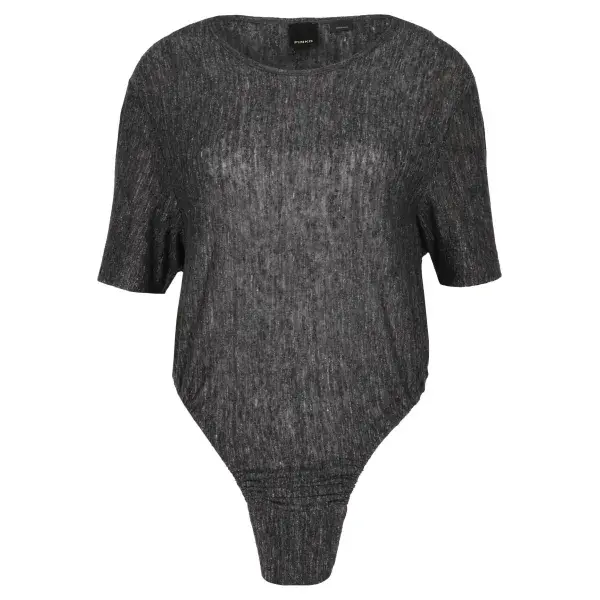 Укороченное льняное боди Babel Pinko, черный
Укороченное льняное боди Babel Pinko, черный