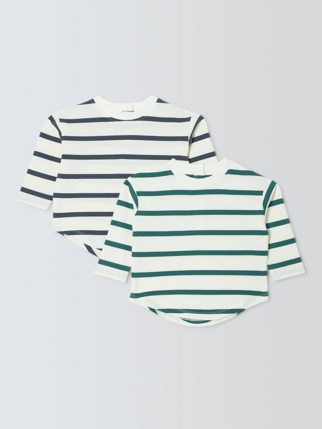 Детские топы с длинными рукавами в полоску John Lewis, разноцветный
Детские топы с длинными рукавами в полоску John Lewis, разноцветный