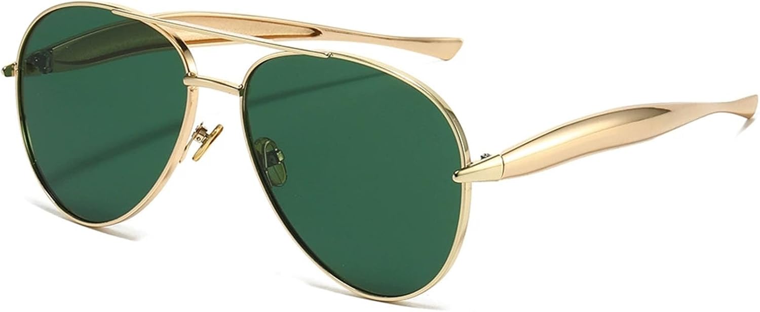 Женские солнцезащитные очки с двойной перемычкой, овальной формы, металлической оправой, защитой от УФ-излучения UV400, модные ретро-очки для вождения, путешествий и пляжа. B,1 Bubmari, B
Женские солнцезащитные очки с двойной перемычкой, овальной формы, металлической оправой, защитой от УФ-излучения UV400, модные ретро-очки для вождения, путешествий и пляжа. B,1 Bubmari, B