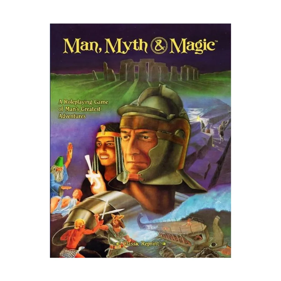 Man, Myth & Magic RPG (Classic Reprint), Roleplaying Games (Politically Incorrect Games/Precis Intermedia), мягкая обложка 
Man, Myth & Magic RPG (Classic Reprint), Roleplaying Games (Politically Incorrect Games/Precis Intermedia), мягкая обложка
