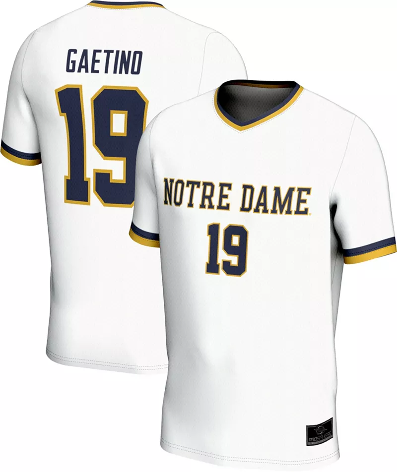 Молодежная футбольная майка Нотр-Дам ProSphere Youth Fighting Irish # 19 Ева Гаэтино, полностью сублимированная реплика футбола
Молодежная футбольная майка Нотр-Дам ProSphere Youth Fighting Irish # 19 Ева Гаэтино, полностью сублимированная реплика футбола