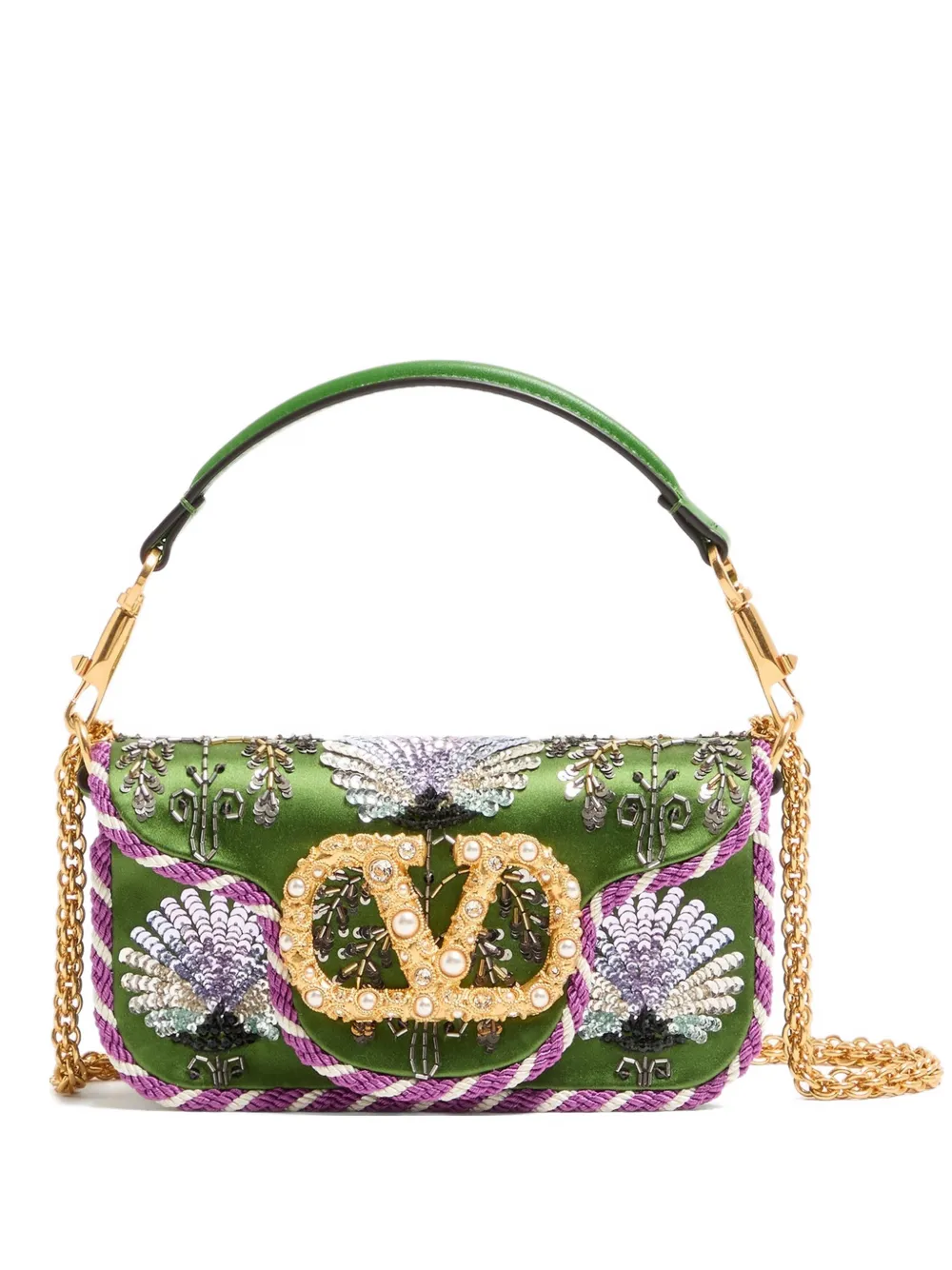 Малая сумка-тоут Locò с цветочной вышивкой и фирменной пряжкой VLogo Valentino Garavani, зеленый
Малая сумка-тоут Locò с цветочной вышивкой и фирменной пряжкой VLogo Valentino Garavani, зеленый