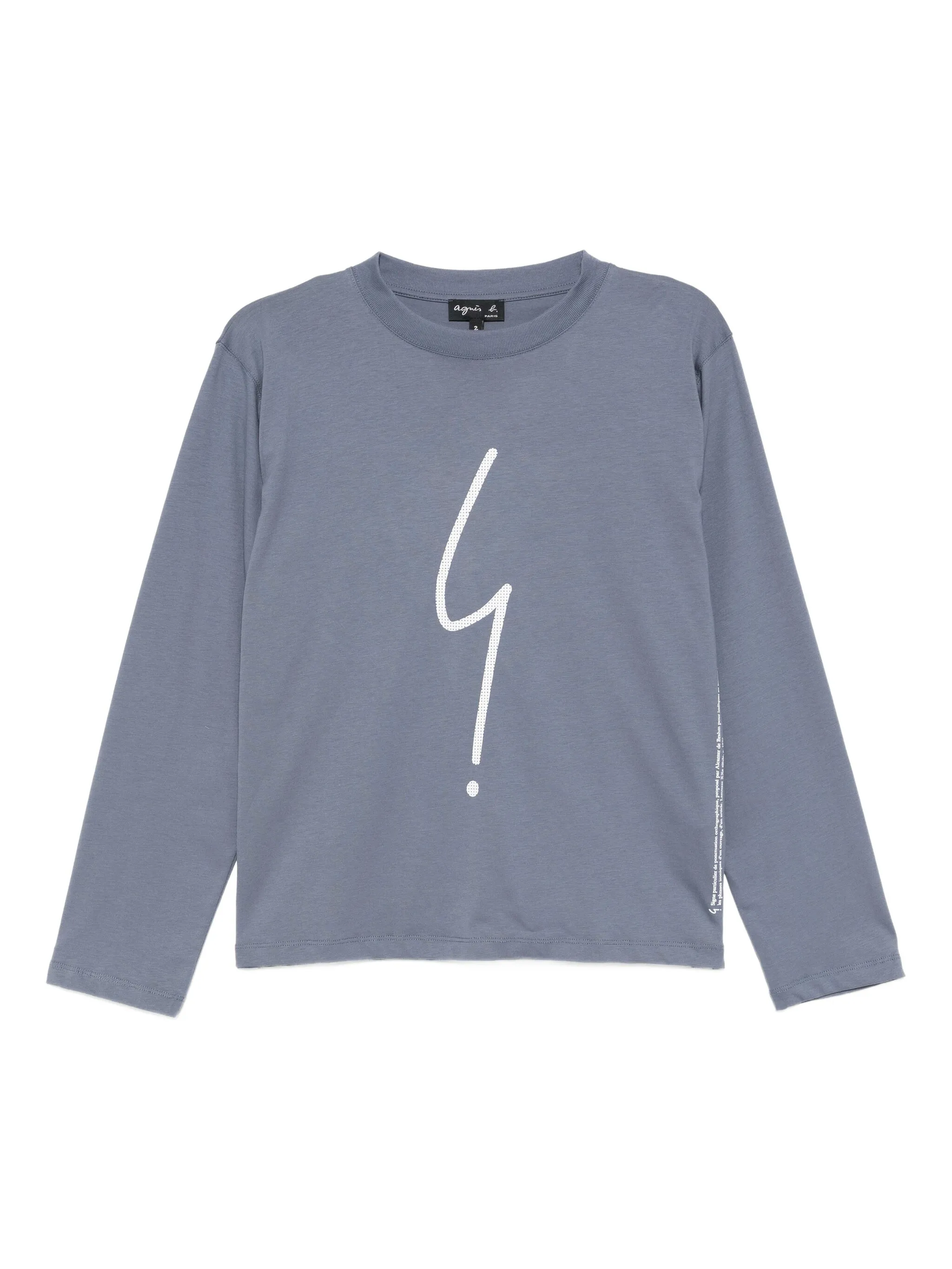 Топ с логотипом Agnès B., синий
Топ с логотипом Agnès B., синий