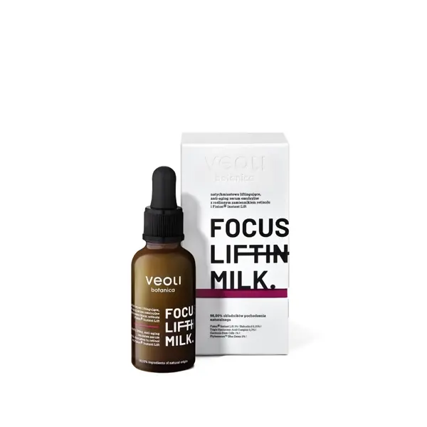 Подтягивающая антивозрастная сыворотка-эмульсия для лица, 30 мл Veoli Botanica Focus lifting milk
Подтягивающая антивозрастная сыворотка-эмульсия для лица, 30 мл Veoli Botanica Focus lifting milk