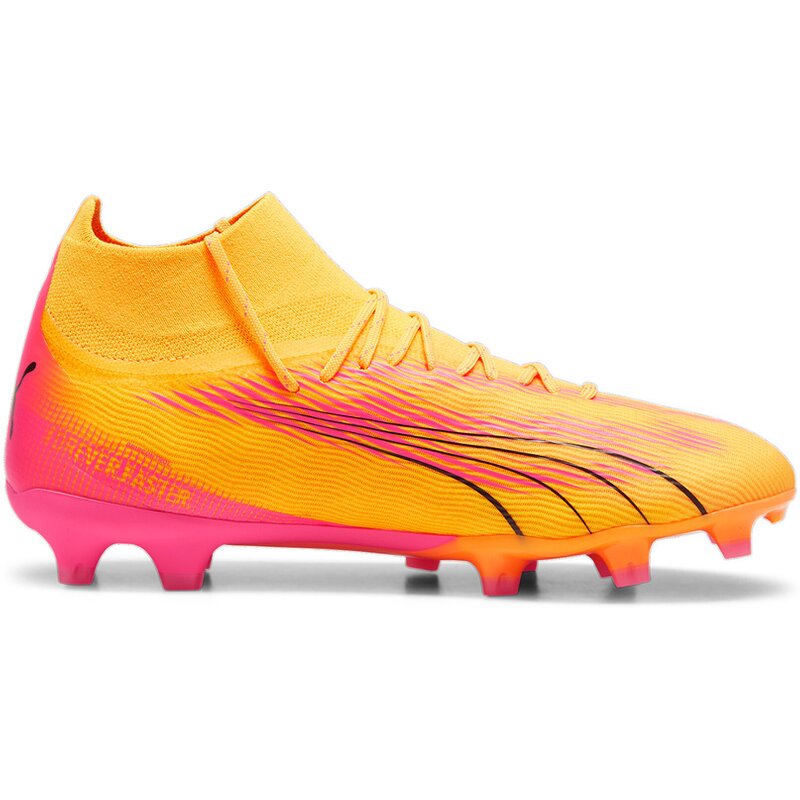 Футбольные бутсы для игры на траве Ultra Pro FG/AG Puma, цвет sun stream-puma black-sunset g
Футбольные бутсы для игры на траве Ultra Pro FG/AG Puma, цвет sun stream-puma black-sunset g