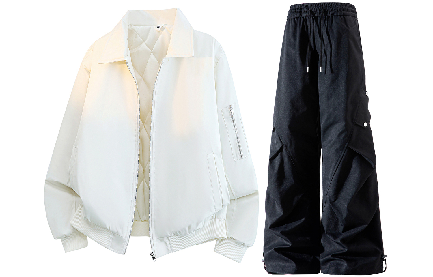 Повседневная спортивная одежда Unisex с лацканом Lapel Moderate X1617, бежевый top+черный pants fleece-lined
Повседневная спортивная одежда Unisex с лацканом Lapel Moderate X1617, бежевый top+черный pants fleece-lined