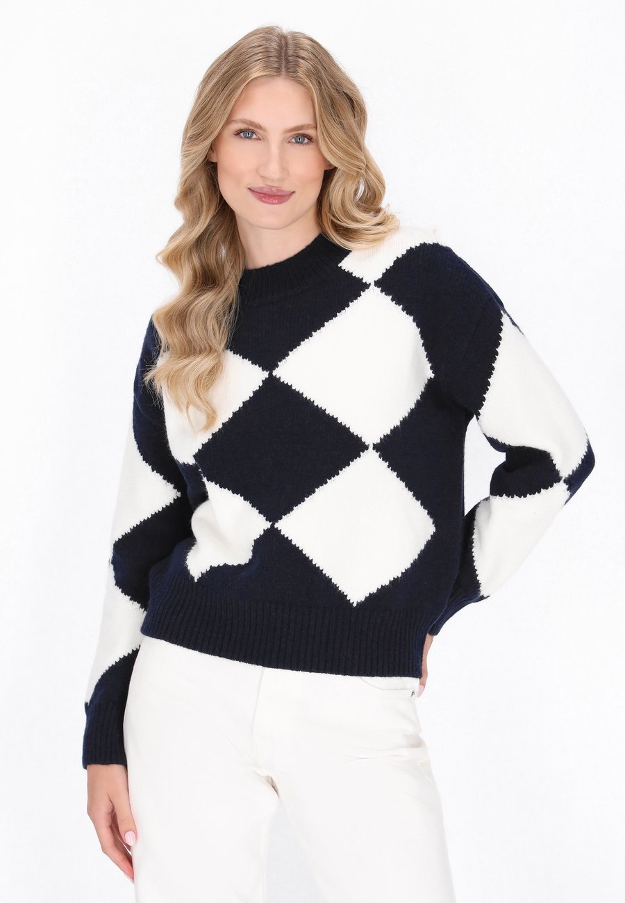 Джемпер DreiMaster Jumper, Dark Navy Offwhite/Dark Blue
Джемпер DreiMaster Jumper, Dark Navy Offwhite/Dark Blue