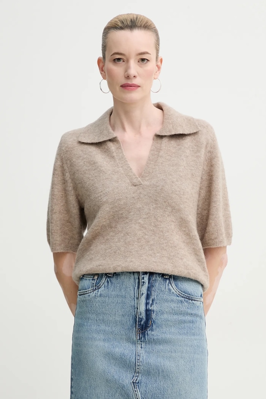 Шерстяной свитер Gestuz, бежевый
Шерстяной свитер Gestuz, бежевый