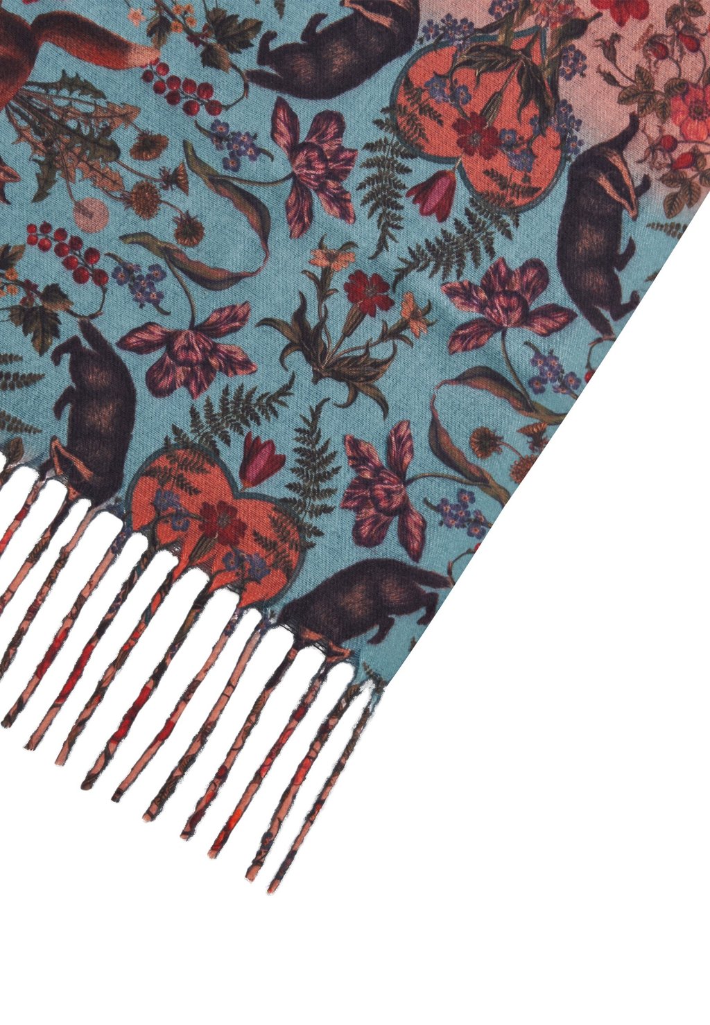 Шарф WOLF GARDEN WITH TASSELS FABLE ENGLAND, черный
Шарф WOLF GARDEN WITH TASSELS FABLE ENGLAND, черный