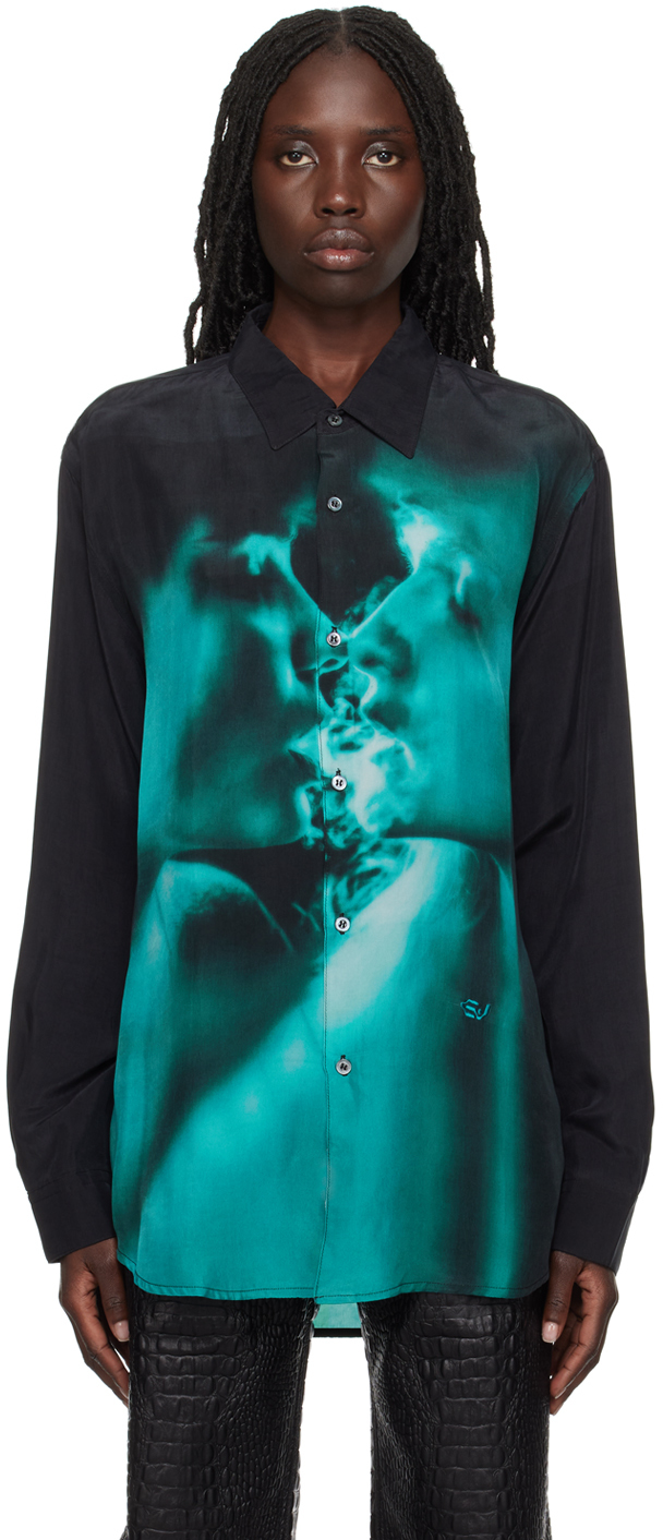 Черно-синяя рубашка Otis EYTYS
Черно-синяя рубашка Otis EYTYS