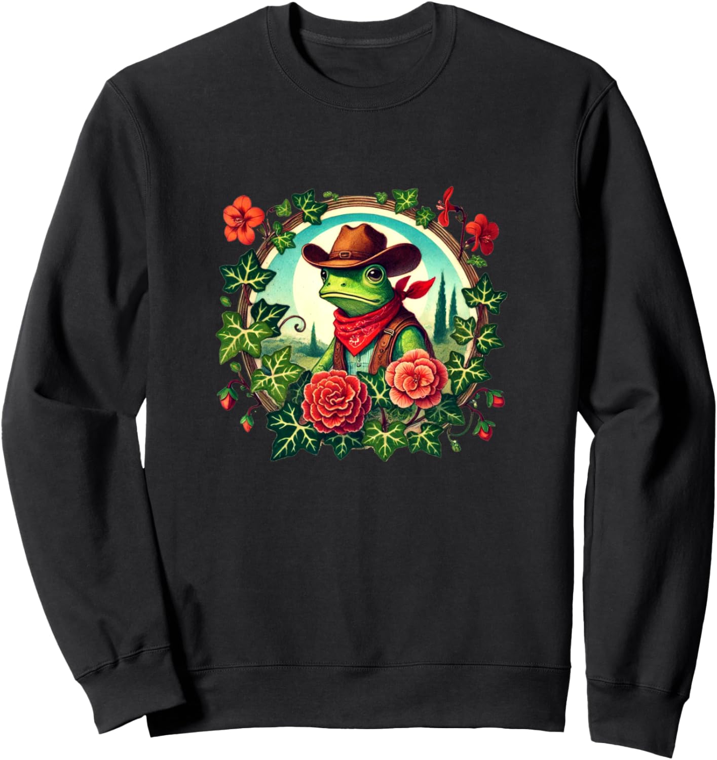 Иллюстрация ковбойской лягушки, южная толстовка Froggy Lover Snugg, черный
Иллюстрация ковбойской лягушки, южная толстовка Froggy Lover Snugg, черный