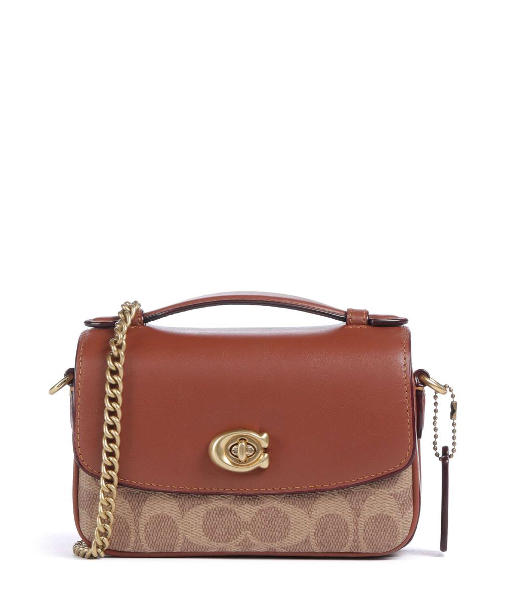 Сумка через плечо Cassie 17 мелкозернистая коровья кожа холст Coach, коричневый
Сумка через плечо Cassie 17 мелкозернистая коровья кожа холст Coach, коричневый
