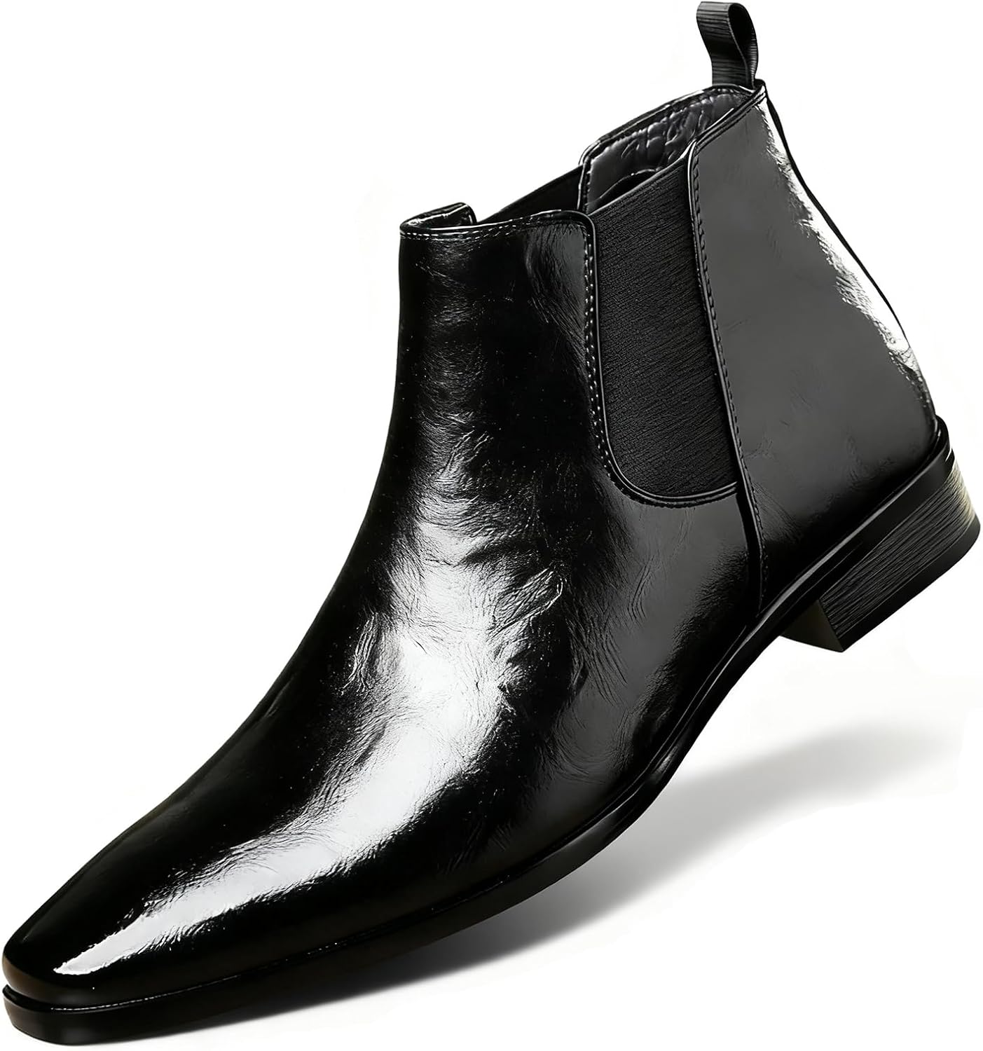 Мужские кожаные ботинки ENOEGMSD Chelsea на удобной эластичной резинке, с носком заостренной формы и массивным каблуком, для работы, бизнеса и повседневной носки, черный
Мужские кожаные ботинки ENOEGMSD Chelsea на удобной эластичной резинке, с носком заостренной формы и массивным каблуком, для работы, бизнеса и повседневной носки, черный