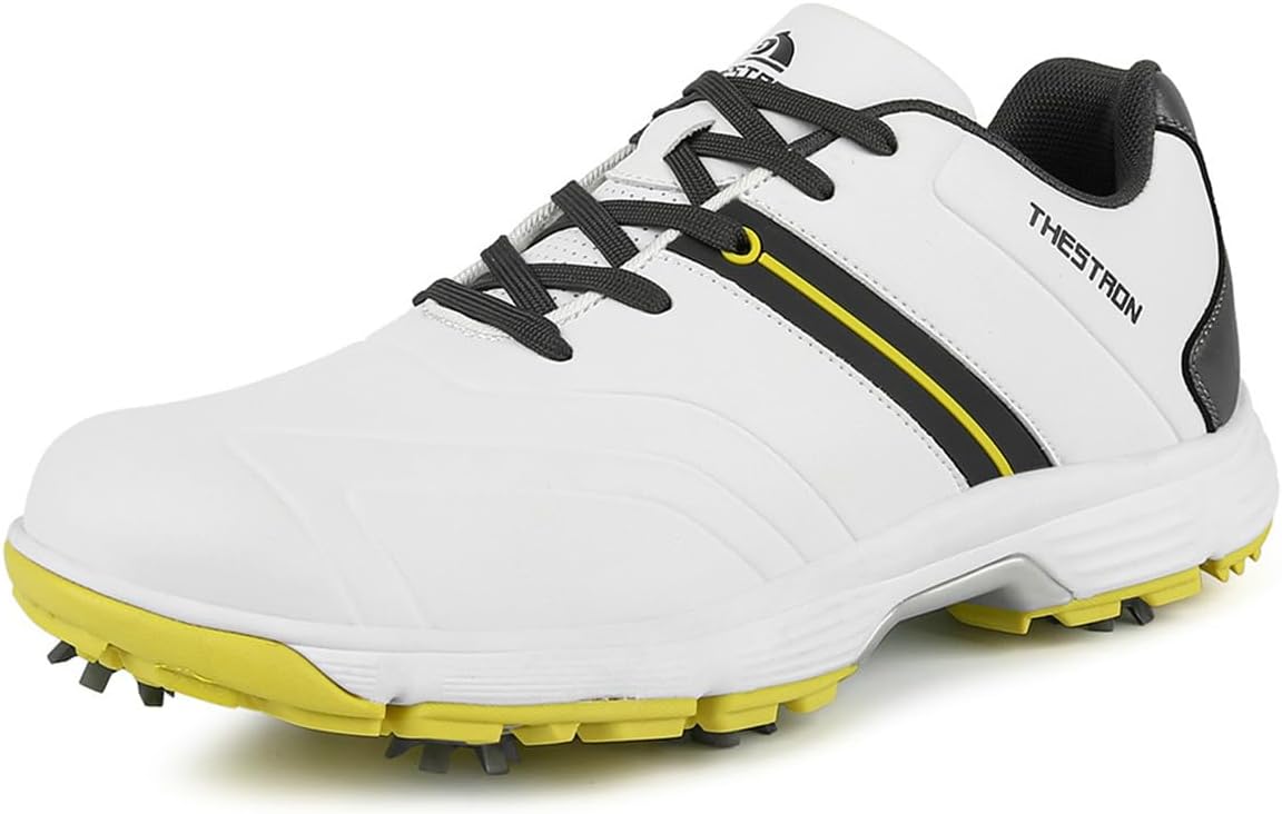 Мужские гольф-кроссовки Men 7 Spikes с противоскользящей подошвой для тренировок, комфортная спортивная обувь для гольфа и ходьбы Omcam, желтый
Мужские гольф-кроссовки Men 7 Spikes с противоскользящей подошвой для тренировок, комфортная спортивная обувь для гольфа и ходьбы Omcam, желтый