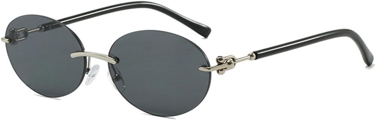 Солнцезащитные очки Willochra в стиле ретро, овальные, женские и мужские, без оправы, в стиле 90-х, маленькие, круглые, в металлической оправе, с защитой от УФ-излучения UV400, C1
Солнцезащитные очки Willochra в стиле ретро, овальные, женские и мужские, без оправы, в стиле 90-х, маленькие, круглые, в металлической оправе, с защитой от УФ-излучения UV400, C1