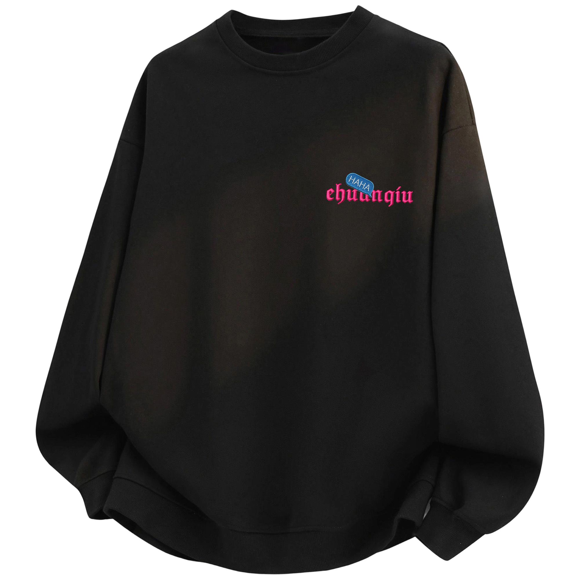 Свитшот с круглым вырезом Unisex HUANQIU, черный (fleece-lined)
Свитшот с круглым вырезом Unisex HUANQIU, черный (fleece-lined)