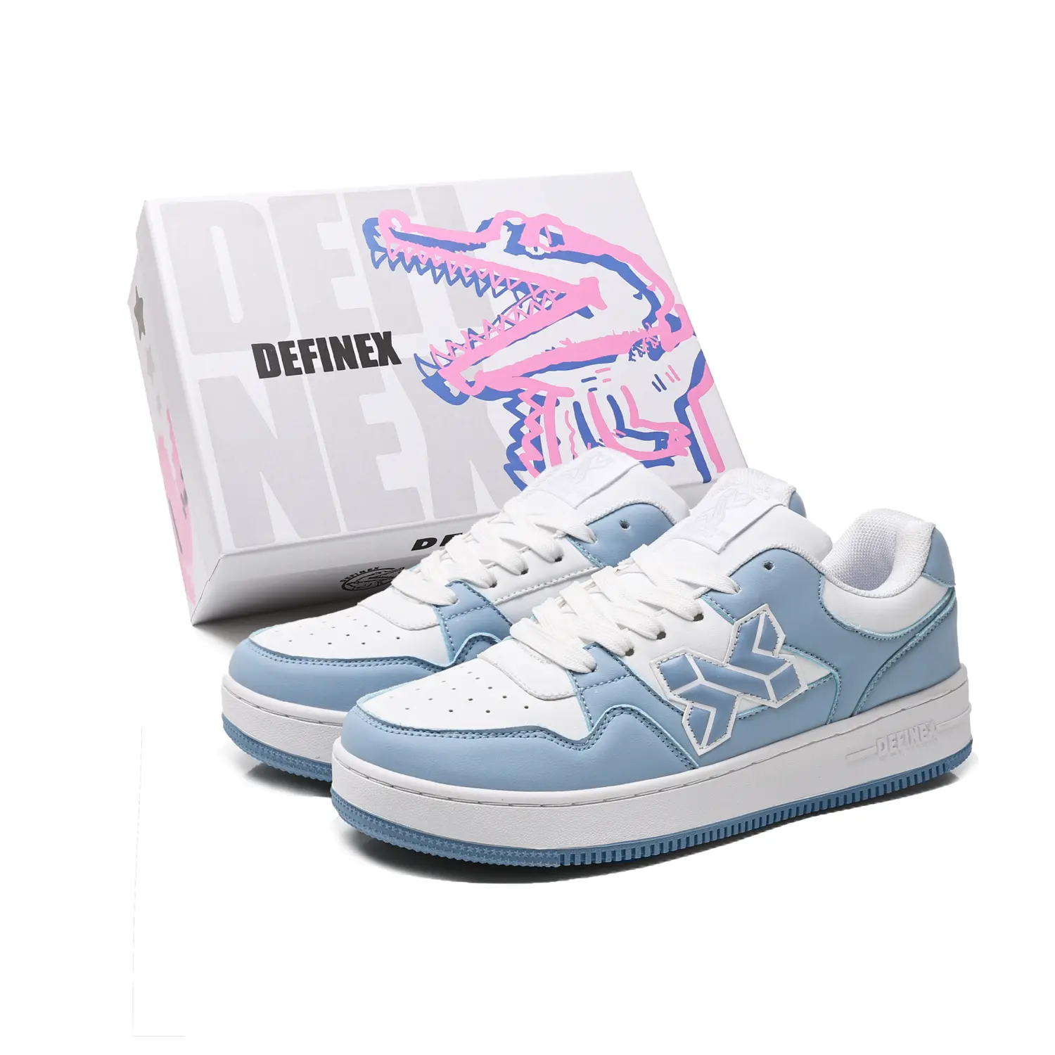 DEFINEX Юнисекс скейтерские кроссовки низкие бело-сине-коричневые сине-белые, цвет Blue White
DEFINEX Юнисекс скейтерские кроссовки низкие бело-сине-коричневые сине-белые, цвет Blue White