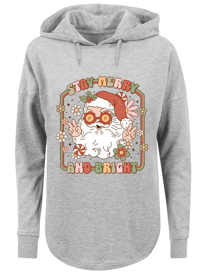Пуловер F4NT4STIC Oversized Hoodie Stay Merry And Bright Hippie Santa, серый
Пуловер F4NT4STIC Oversized Hoodie Stay Merry And Bright Hippie Santa, серый