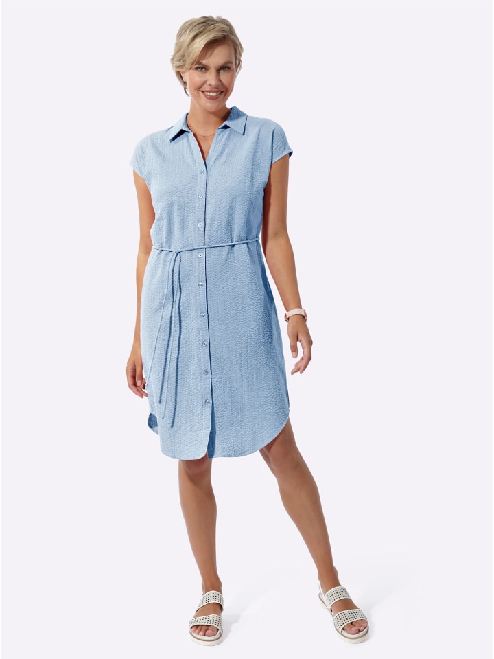 Платье-рубашка цвета ледяной синий WITT WEIDEN
Платье-рубашка цвета ледяной синий WITT WEIDEN