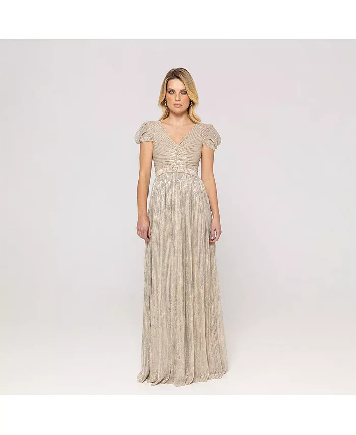 Женское платье макси из тюля с отделкой Nissa, коричневый/бежевый
Женское платье макси из тюля с отделкой Nissa, коричневый/бежевый