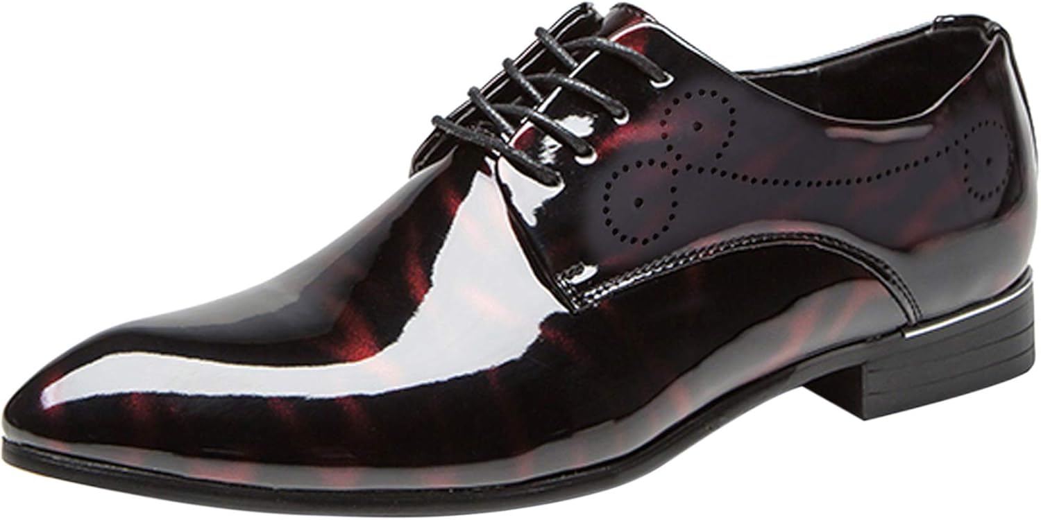 Мужские туфли строгие с острым носком, цветочный узор, лакированная кожа, шнуровка, оксфорды, модные, формальные, черные, синие, красные Santimon
Мужские туфли строгие с острым носком, цветочный узор, лакированная кожа, шнуровка, оксфорды, модные, формальные, черные, синие, красные Santimon