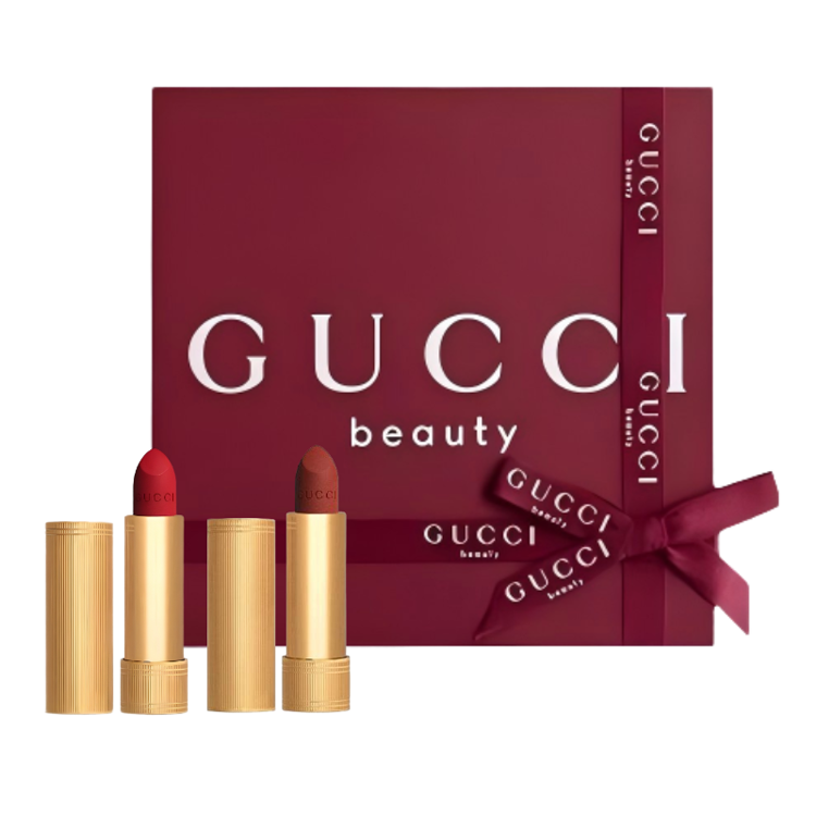 Подарочный набор Beloved Elegance из двух помад: легко растушевывается и выравнивает тон кожи GUCCI, velvet mist #505+velvet mist #25+красный box
Подарочный набор Beloved Elegance из двух помад: легко растушевывается и выравнивает тон кожи GUCCI, velvet mist #505+velvet mist #25+красный box