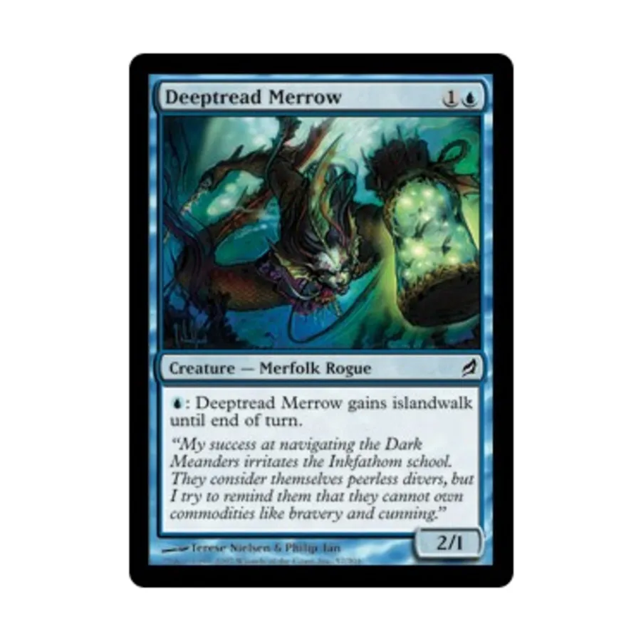 CCG Deeptread Merrow (C) (Фольга), MTG - Lorwyn
CCG Deeptread Merrow (C) (Фольга), MTG - Lorwyn