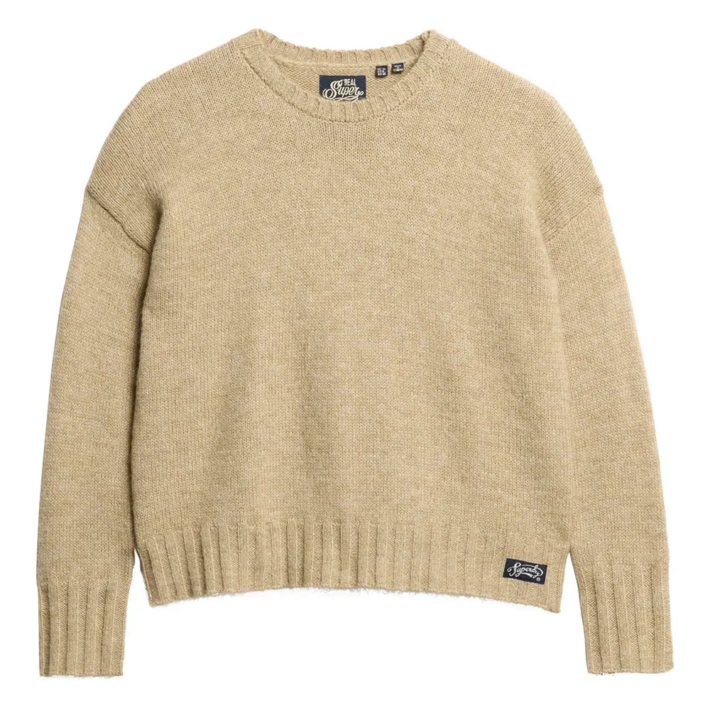 Свитер Superdry Essential, бежевый 
Свитер Superdry Essential, бежевый