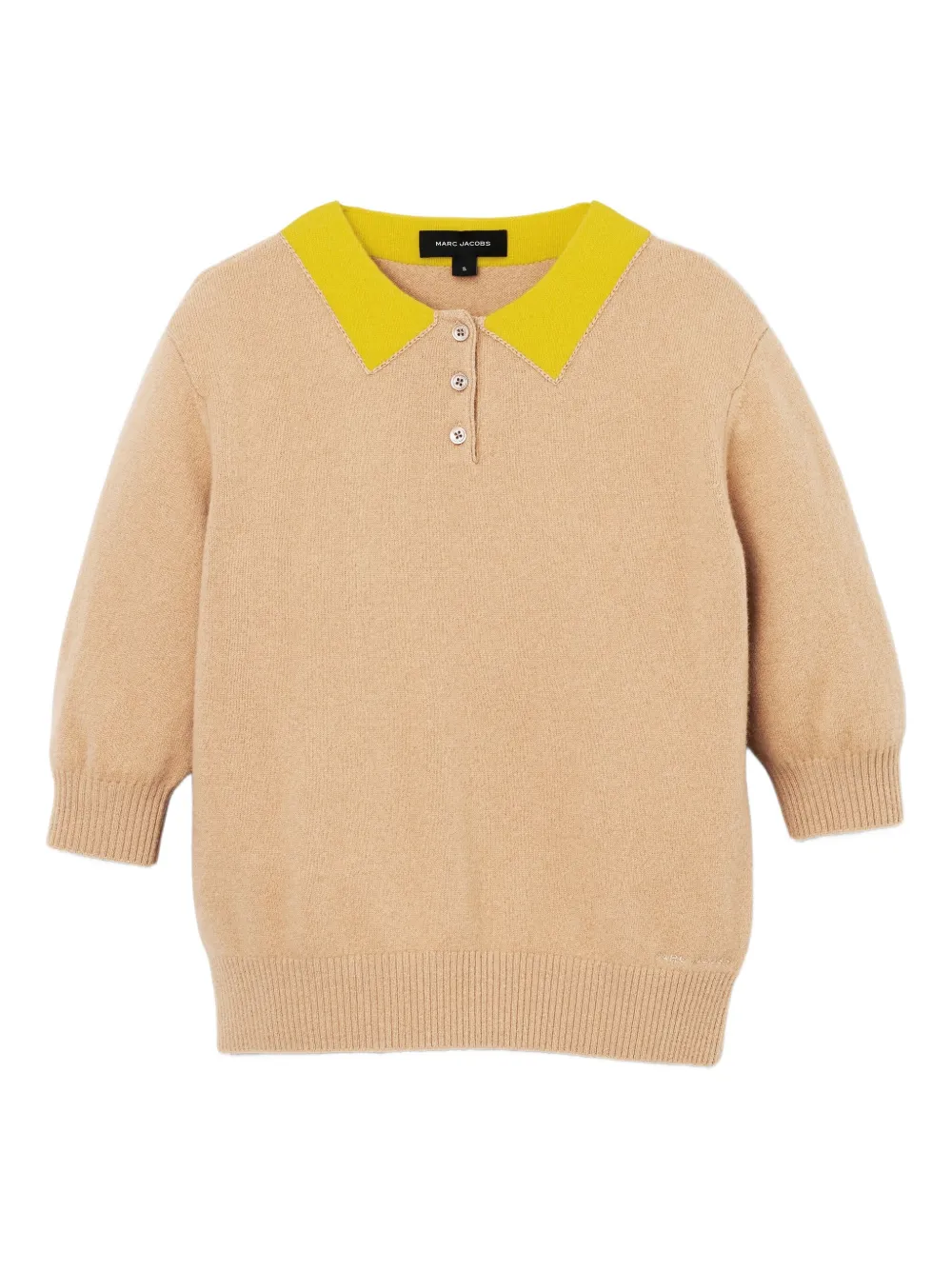 Шерстяная рубашка поло с контрастным воротником MARC JACOBS, коричневый
Шерстяная рубашка поло с контрастным воротником MARC JACOBS, коричневый