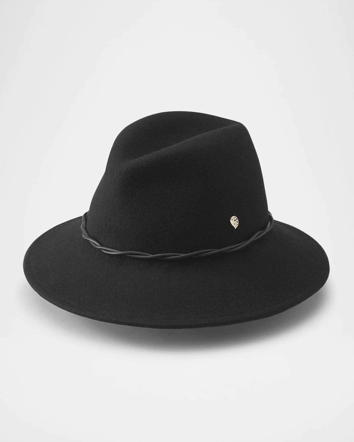 Шляпа-федора Eleonore из мериносовой шерсти Helen Kaminski, черный
Шляпа-федора Eleonore из мериносовой шерсти Helen Kaminski, черный