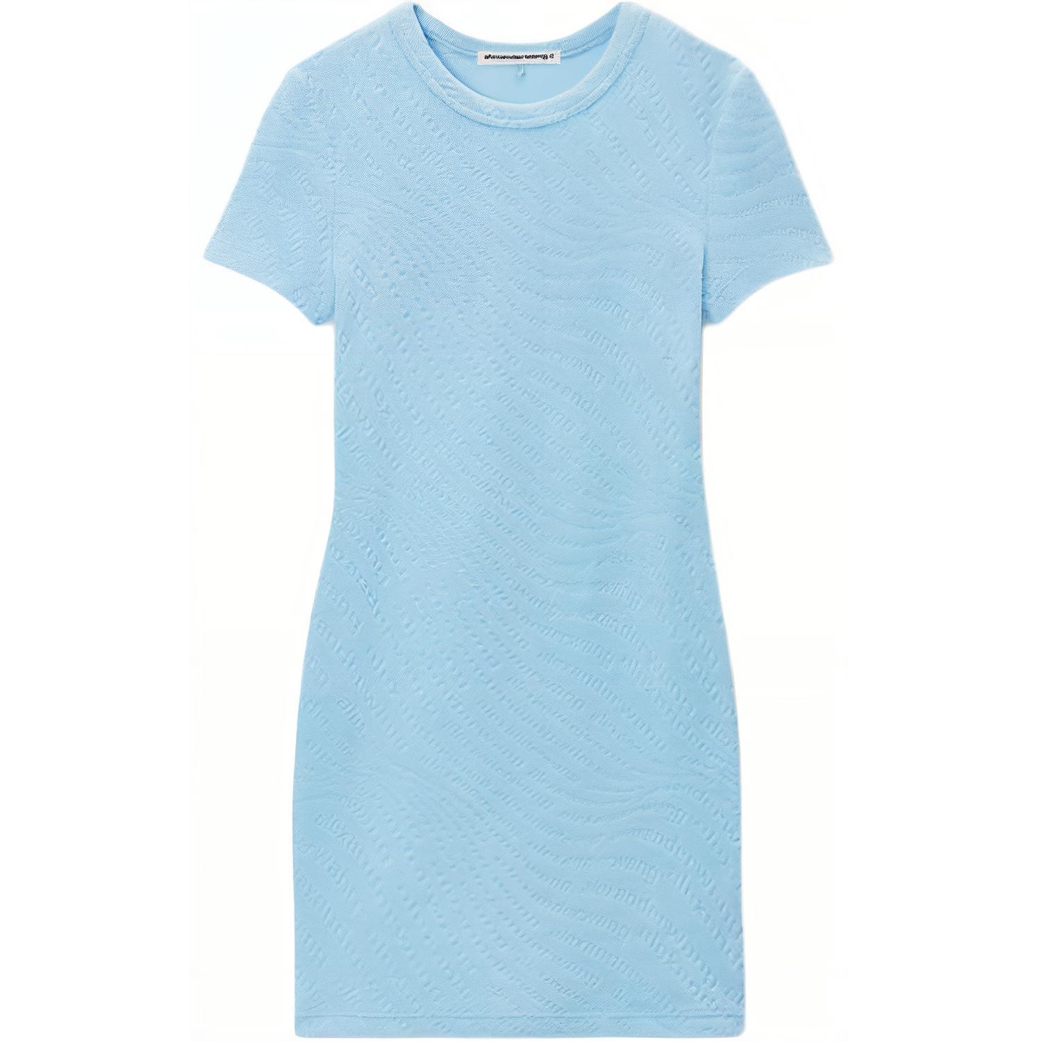 Мини-платье с логотипом T By Logo Debossed Alexander Wang, синий
Мини-платье с логотипом T By Logo Debossed Alexander Wang, синий