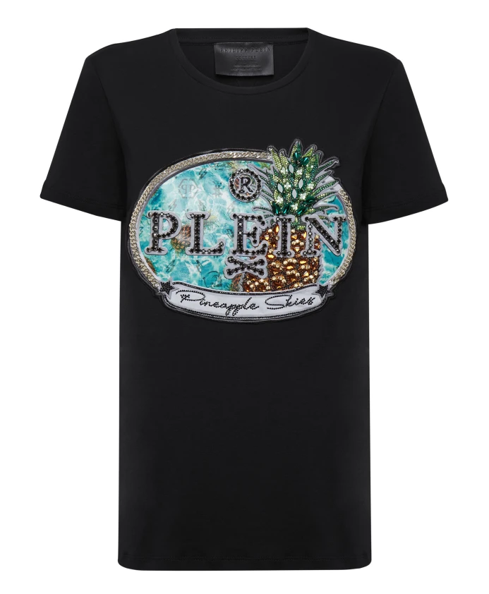 Футболка с круглым вырезом ss stones pineapple skies Philipp Plein, черный
Футболка с круглым вырезом ss stones pineapple skies Philipp Plein, черный