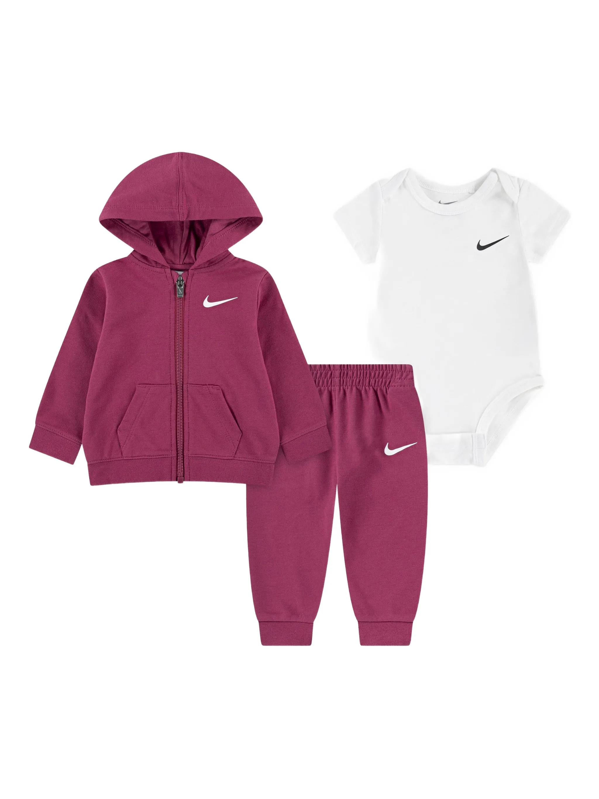 Спортивный костюм с капюшоном и логотипом (комплект из трех предметов) Nike Kids, розовый
Спортивный костюм с капюшоном и логотипом (комплект из трех предметов) Nike Kids, розовый