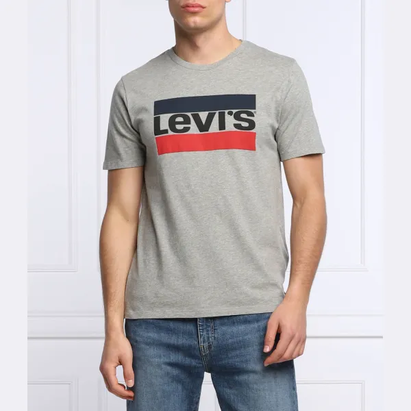 Спортивная футболка стандартного кроя с логотипом Levi'S, серый
Спортивная футболка стандартного кроя с логотипом Levi'S, серый