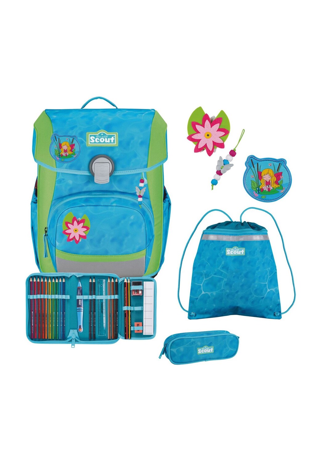 Набор школьных сумок, 4 шт Scout, цвет Water Lily
Набор школьных сумок, 4 шт Scout, цвет Water Lily