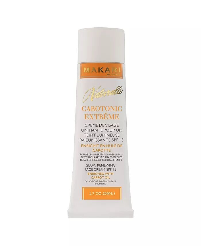 Naturalle Carotonic Обновляющий крем для лица «Экстремальное сияние» - 1,7 унции Makari
Naturalle Carotonic Обновляющий крем для лица «Экстремальное сияние» - 1,7 унции Makari