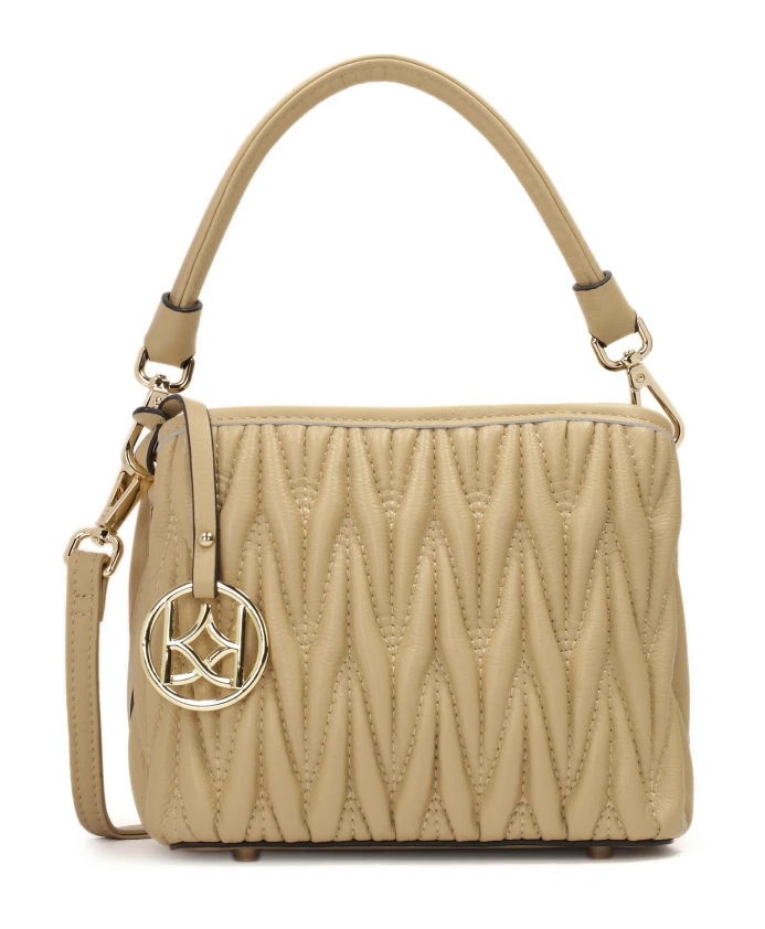 Сумочка из мягкой кожи бежевого цвета Kazar, бежевый
Сумочка из мягкой кожи бежевого цвета Kazar, бежевый