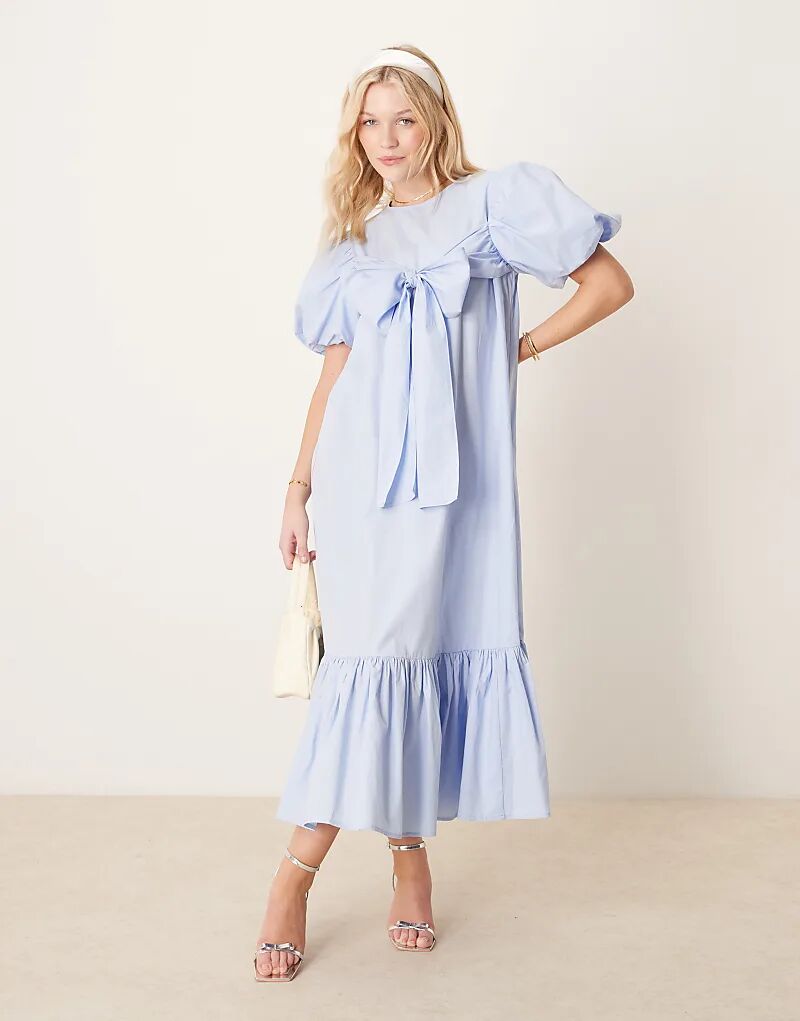 Платье миди Sister Jane с большим бантом светло-голубого цвета
Платье миди Sister Jane с большим бантом светло-голубого цвета