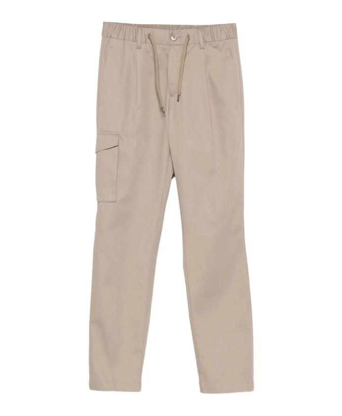 Бежевые брюки-карго на шнуровке Herno, бежевый
Бежевые брюки-карго на шнуровке Herno, бежевый