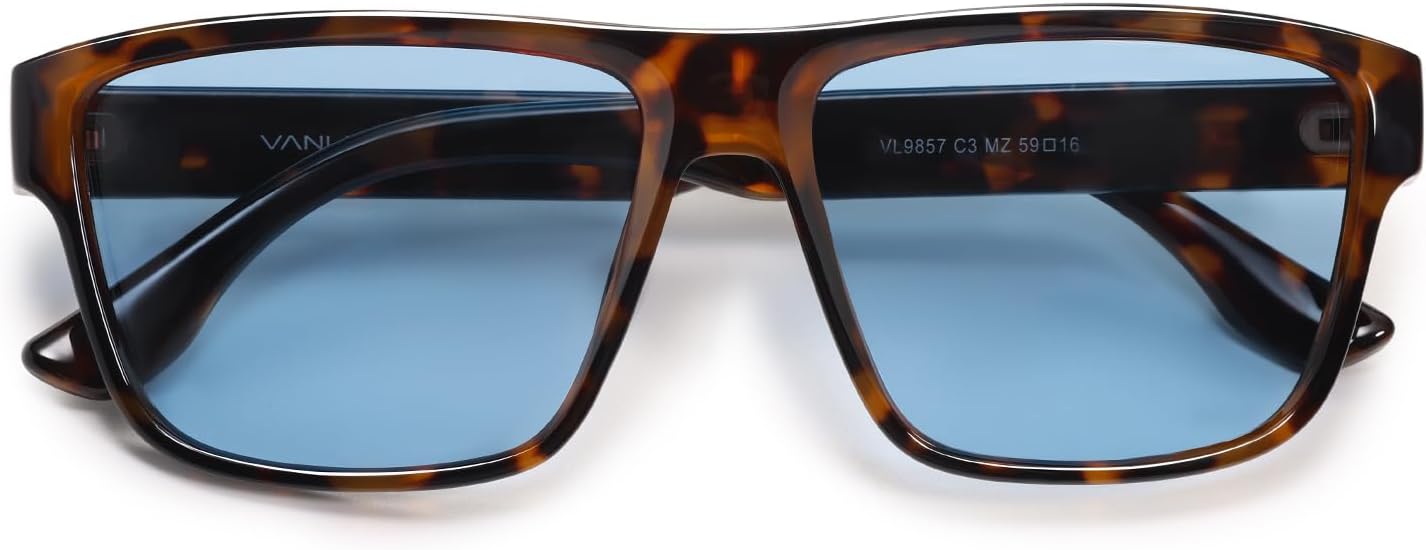 Поляризованные квадратные солнцезащитные очки VANLINKER большого размера для женщин и мужчин, модные солнцезащитные очки с плоской верхней частью, толстая оправа, большие очки VL9857, C3-tortoise Frame/Blue Lenses
Поляризованные квадратные солнцезащитные очки VANLINKER большого размера для женщин и мужчин, модные солнцезащитные очки с плоской верхней частью, толстая оправа, большие очки VL9857, C3-tortoise Frame/Blue Lenses