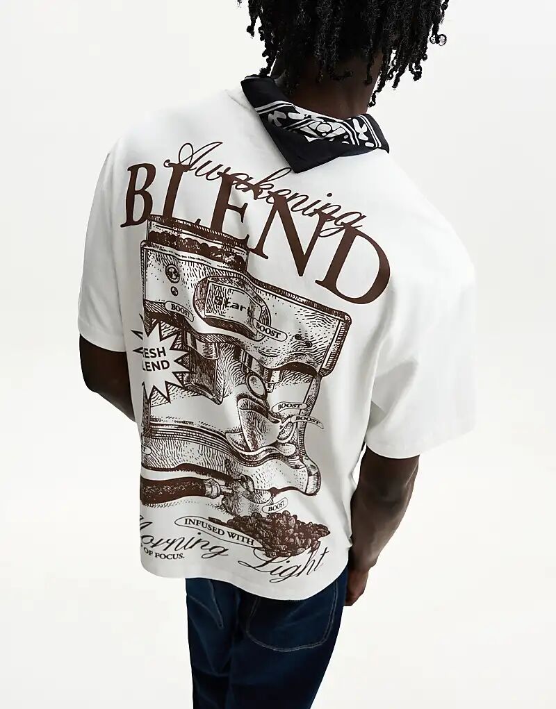 Футболка Bershka с коротким рукавом и принтом белого цвета
Футболка Bershka с коротким рукавом и принтом белого цвета