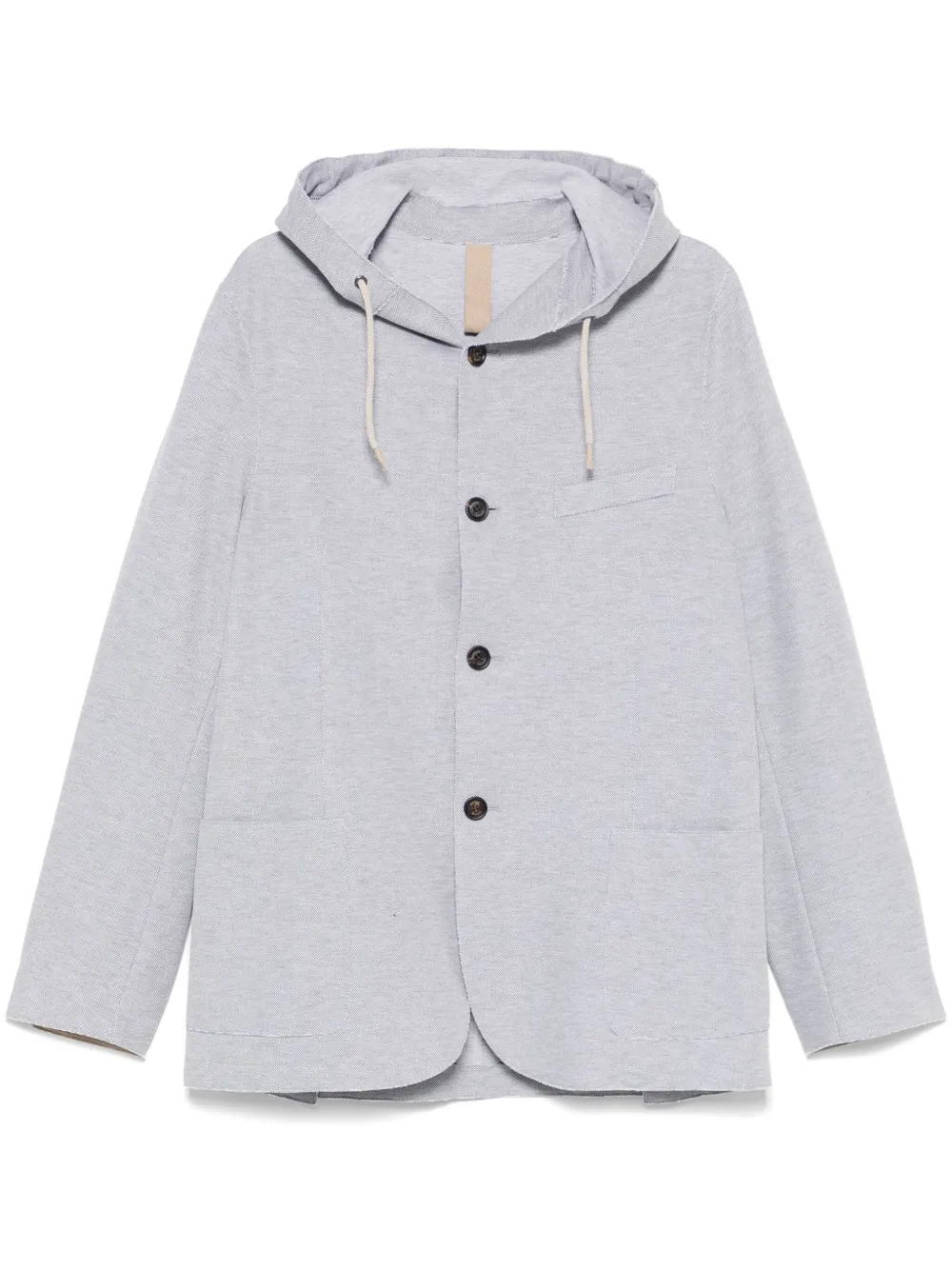 Пиджак с капюшоном Eleventy, серый 
Пиджак с капюшоном Eleventy, серый