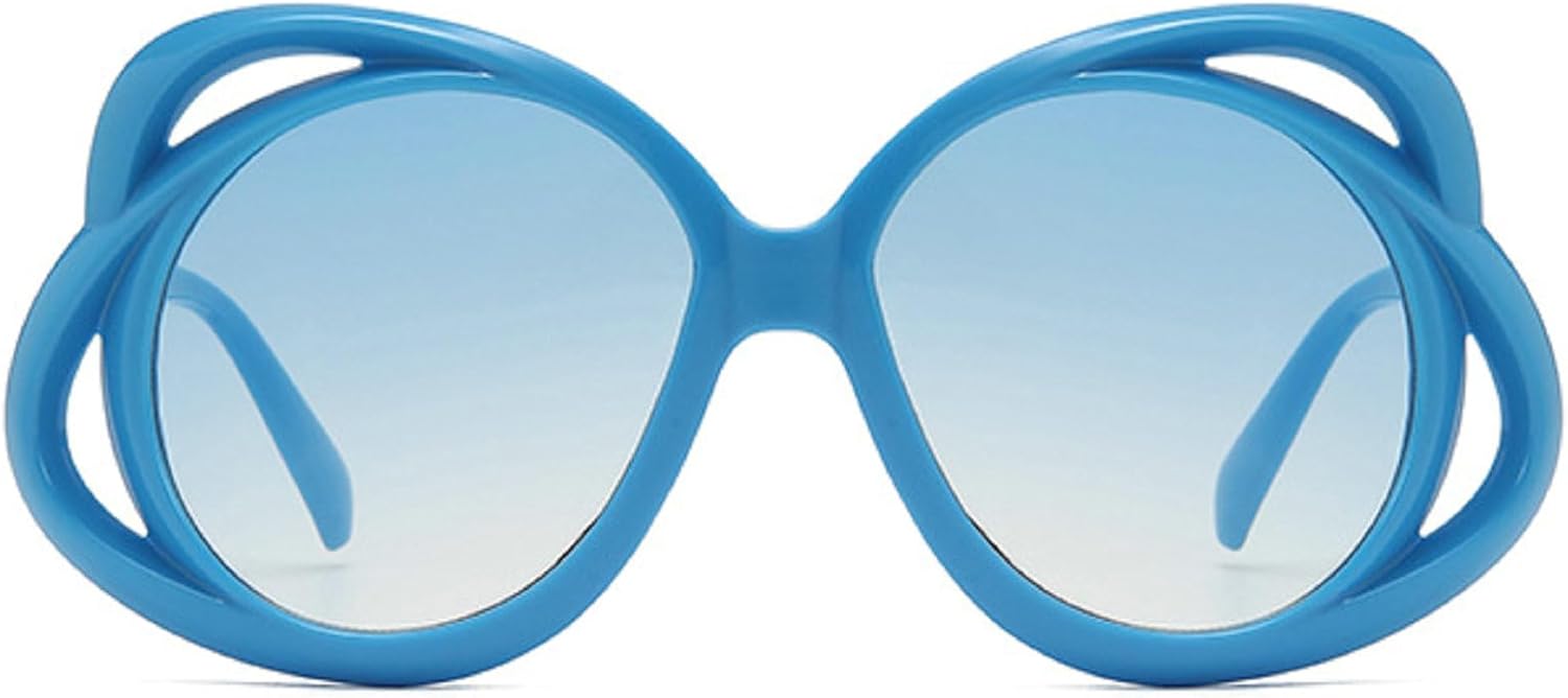 Модные овальные солнцезащитные очки с цветочным рисунком для женщин, винтажные, большие, с градиентным, ажурным дизайном, в стиле панк, для вечеринок, с защитой от УФ-излучения UV400 mincl, Blue
Модные овальные солнцезащитные очки с цветочным рисунком для женщин, винтажные, большие, с градиентным, ажурным дизайном, в стиле панк, для вечеринок, с защитой от УФ-излучения UV400 mincl, Blue