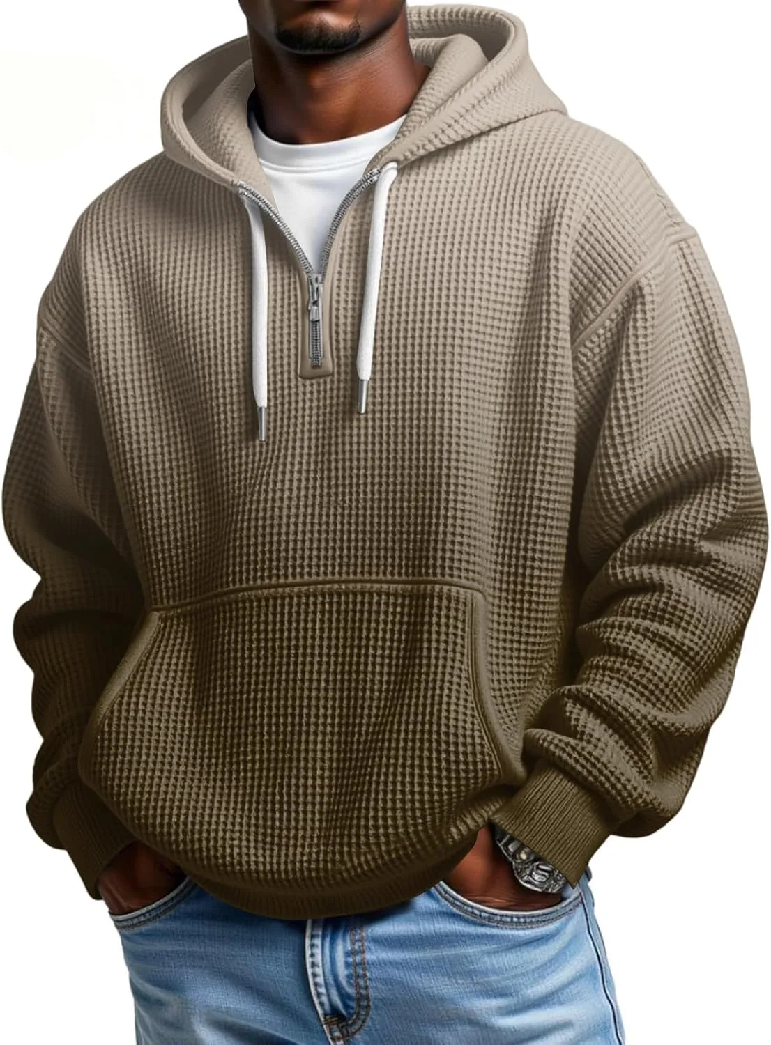 Толстовка мужская Quarter Zip с карманом
Толстовка мужская Quarter Zip с карманом