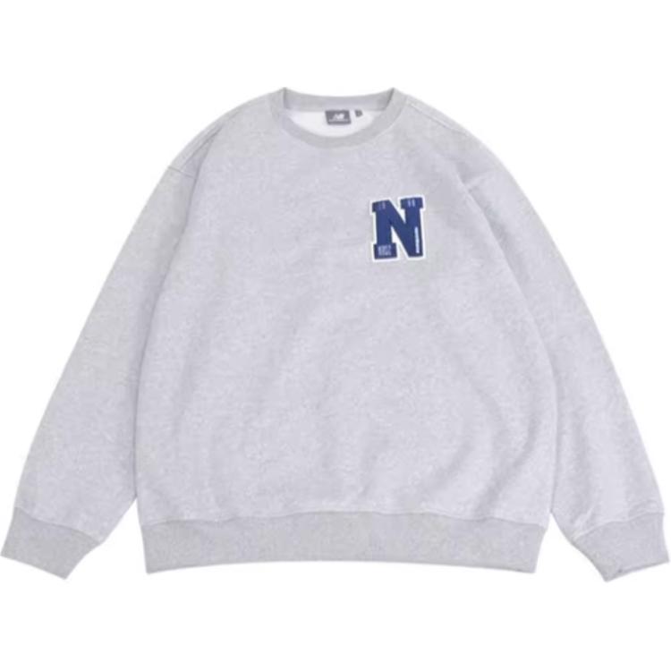 Спортивная и повседневная толстовка унисекс серая New Balance 
Спортивная и повседневная толстовка унисекс серая New Balance