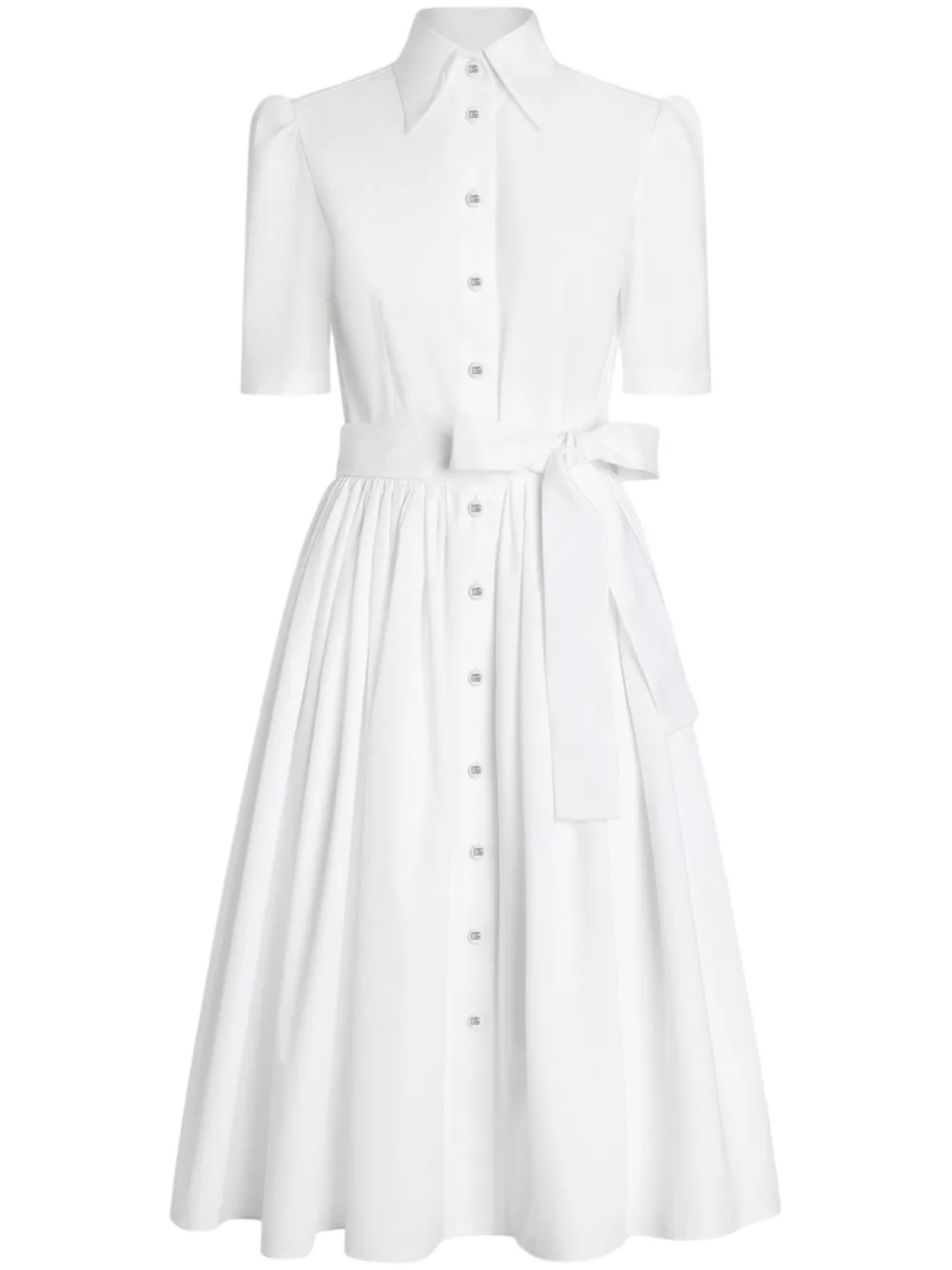 Поплиновое платье-рубашка Dolce & Gabbana, белый
Поплиновое платье-рубашка Dolce & Gabbana, белый