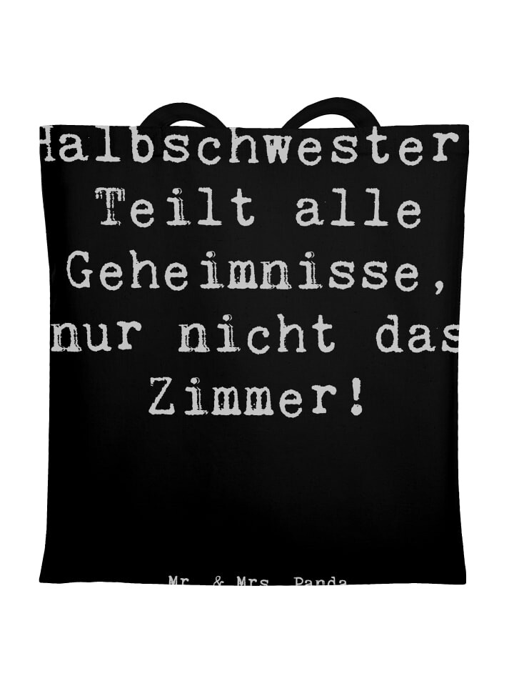 Сумка для переноски Mr & Mrs Panda Halbschwester Geheimnisse, черный
Сумка для переноски Mr & Mrs Panda Halbschwester Geheimnisse, черный