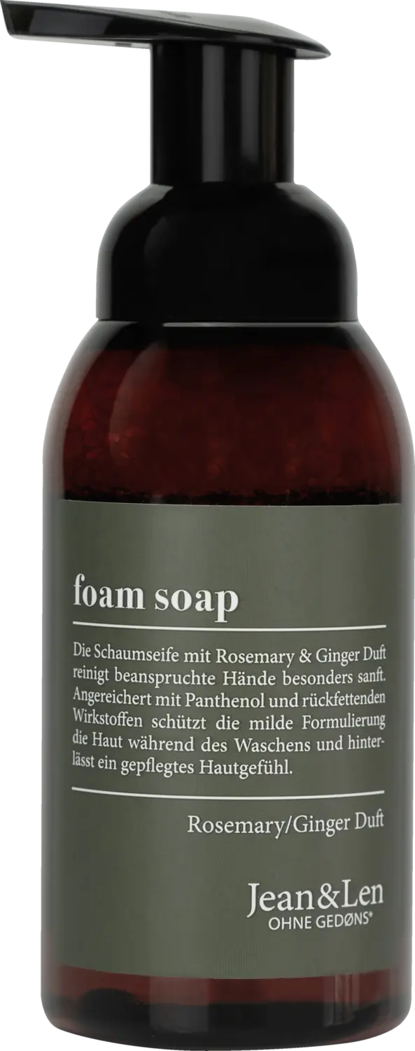 Жидкое мыло Jean&Len Schaumseife Rosemary & Ginger
Жидкое мыло Jean&Len Schaumseife Rosemary & Ginger